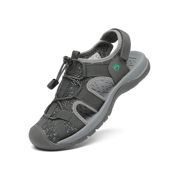 Dannto Women's US 6-11 Sport Sandals Dark Gray Close Toe Mesh Hiking Outdoor Ath - Picture 1 of 12